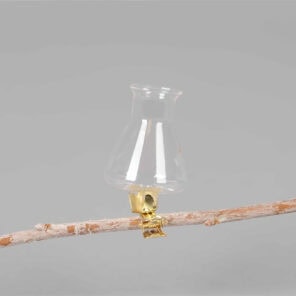 Clip-it mini vaasje met gouden knijper