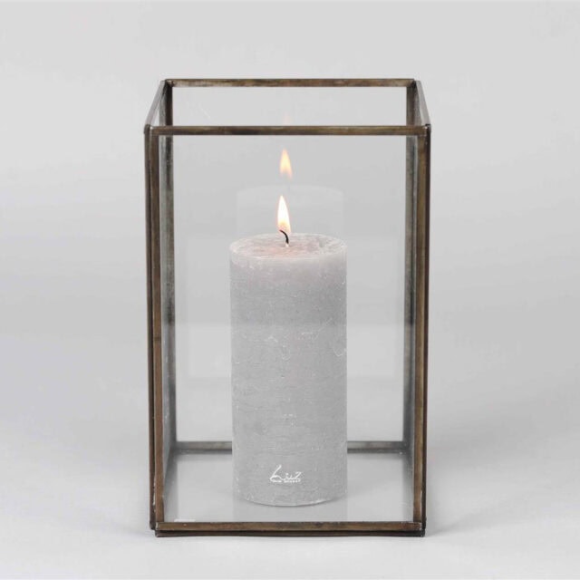 Windlicht Burn Antik